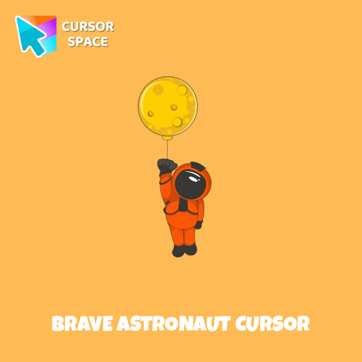 Brave Astronaut cursor arrow cursor